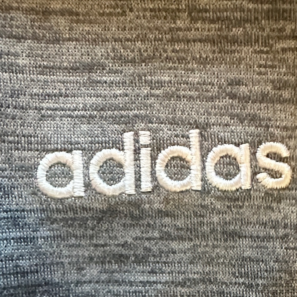 Adidas Kids Gray and Black Zip-Up Jacket - Picture 3 of 4